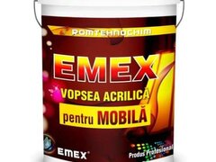 Vopsea Acrilica pentru Mobila ?Emex? - Gri - Bid. 4 Kg