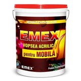 Vopsea Acrilica pentru Mobila ?Emex? - Galben - Bid. 4 Kg